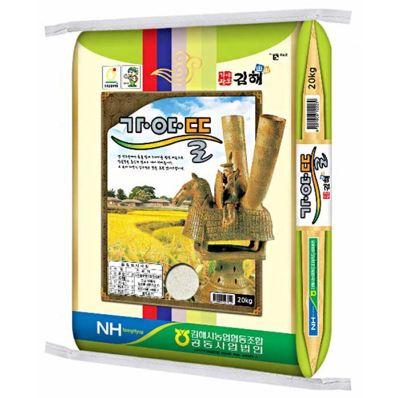 [김해시농협조합] 가야뜰 2023년산 가야뜰(백미) 20kg / 영호진미