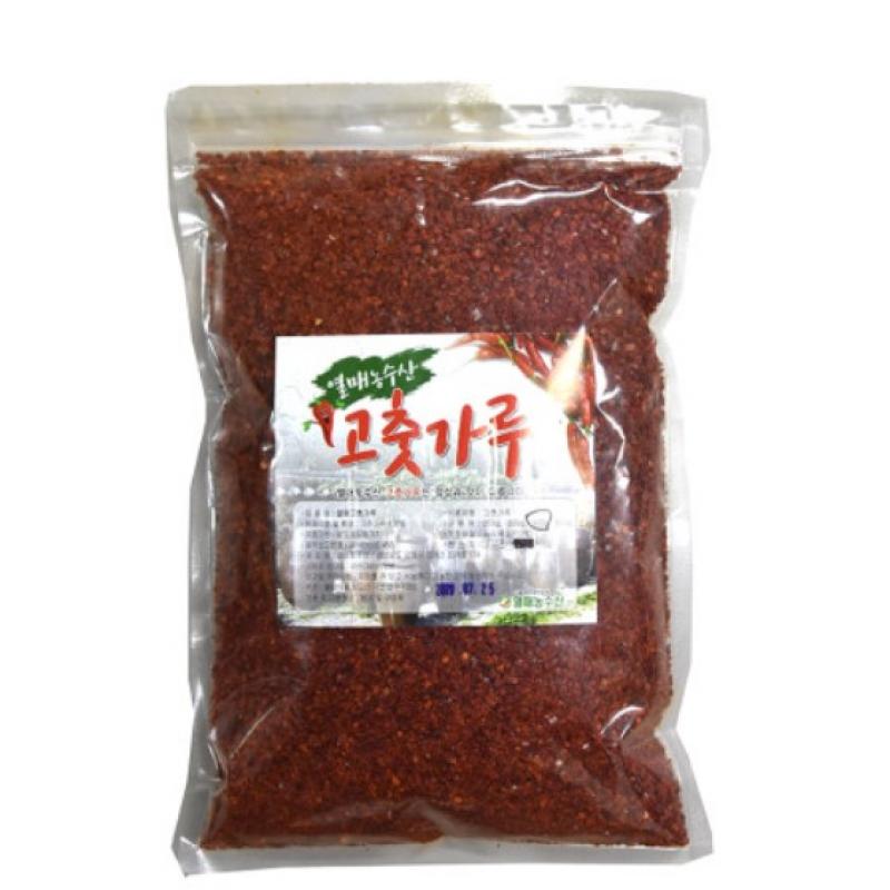 [열매농수산] 국내산 고춧가루 1kg (김치양념용)